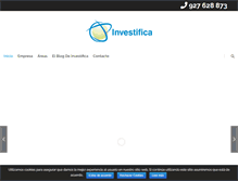 Tablet Screenshot of investifica.com